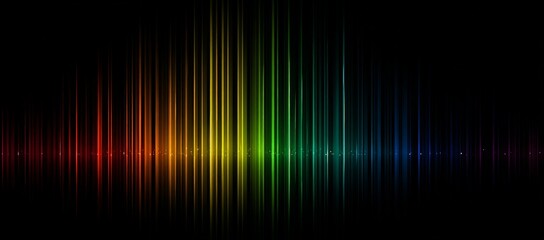 Wall Mural - Vibrant Rainbow Lines Abstract Background