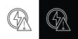 © Xevier - Electric Problem icon illustration symbol or logo collection.