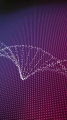 Poster - Animation of dna strand over moving spots