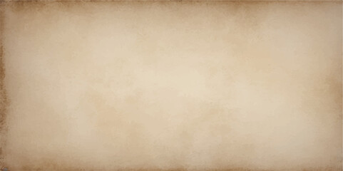Poster - Old vintage brown grunge paper texture background with stained aged parchment surface