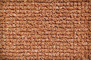 Wall Mural - Carpet brown texture with space on background