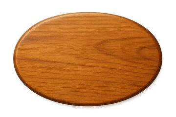 Fototapete - Glossy wooden oval board displaying blank space, ready for personalized graphic elements