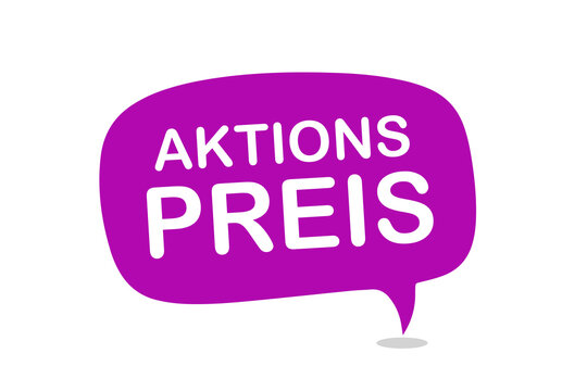 Six promotional labels in German language : Promotional price, top offer, top action, new now, offer offer and save now