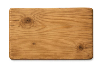 Leinwandbilder - Wooden board with knots isolated on transparent background, perfect for presentations or web design