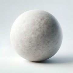 Aufkleber - Smooth sphere with a subtle granular texture sits against a gradient studio backdrop.