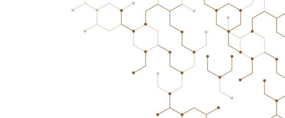 Poster - Vector abstract technology and science digital communication, high technology design line technology.	