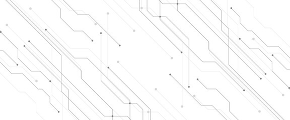 Poster - Vector abstract digital technology futuristic internet network speed connection with design line technology simple with space for your text	