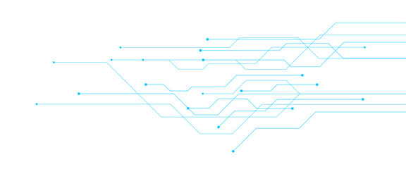 Poster - Vector abstract digital technology futuristic internet network speed connection with design line technology simple with space for your text	