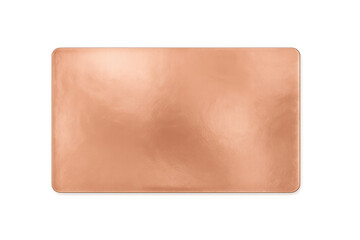 Poster - Rose gold foil with metallic texture creates a premium and elegant feel, perfect for adding a touch of luxury to designs with transparent background