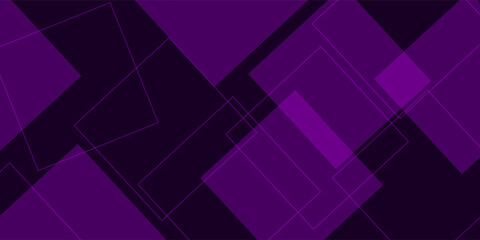 Aufkleber - Abstract purple background with shadow and simple square lines. Looks 3D with added gradient colors.eps10