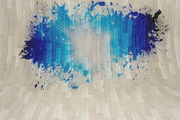 Poster - Splash showing blue light