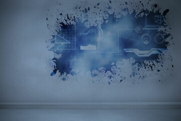 Poster - Splash showing technology interface