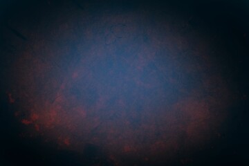 Poster - Abstract grunge backdrop blending deep blue and muted red hues while radiating subtle gradients