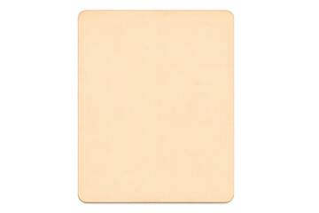 Poster - Blank vintage paper with rounded corners isolated on transparent background, providing copy space for text or design elements