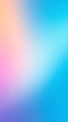 Poster - Soft gradient background featuring a blend of pastel colors including pink, blue, and orange, creating a serene and calming atmosphere for design and creative projects