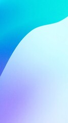 Aufkleber - Abstract gradient illustration featuring soft curves in shades of blue, green, and purple, creating a serene and modern visual atmosphere with smooth transitions