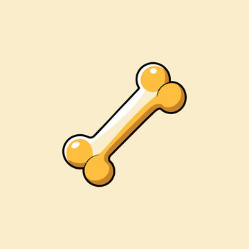 Cartoon bone illustration