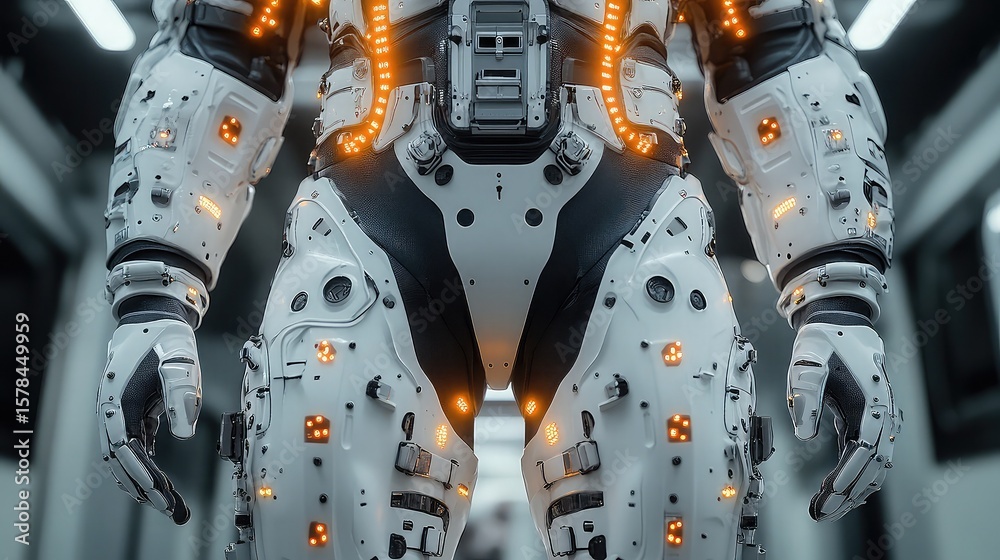 Photo inspiration: Exosuit Interface Enhanced By AI Monitoring User Stress Levels Muscle Photo Inspiration