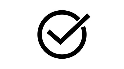 Poster - Yes checkmark icon and red cross symbol vector illustration