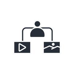 Fototapete - creator icon. vector.Editable stroke.linear style sign for use web design,logo.Symbol illustration.
