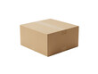 © Sibbi Malik - Cardboard box sealed with tape, isolated on transparent background with shadow — perfect for warehouse, shipping, packaging, delivery, e-commerce, and logistics mockups or designs.