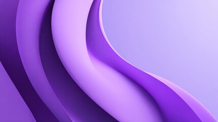 Poster - a purple abstract background with curves