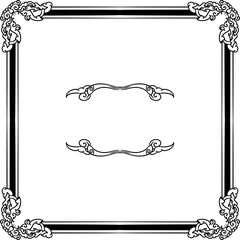 Leinwandbilder - featuring a luxury frame ornament design