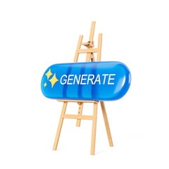 Poster - Giant glossy blue 