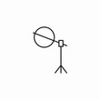 © Akhmedbek - umbrella light stand icon sign vector