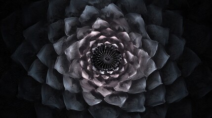 Poster - Access abstract rosette, no logos, no brands