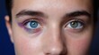 © obscuronata - Close up of eyes with different colors and creative makeup
