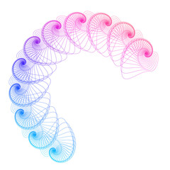 Poster - Design elements. Wave glittering rainbow lines. Abstract glow wavy sign on white background isolated. Brush mesh glow effect creative line art. jpg for banner, frame page