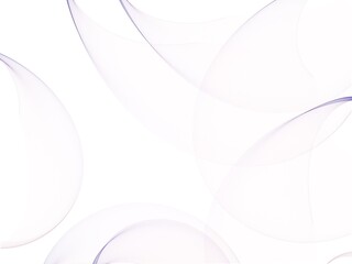 Poster - Ethereal beauty emerges in an artistic dance of bubbles against a pristine white canvas, perfect for delicate projects.
