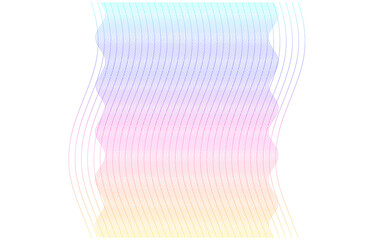 Poster - Soft rainbow color. Linear background. Design elements. Polygonal lines. Guilloche. Protective layer for banknotes, diplomas and certificates template jpg