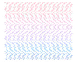 Poster - Guilloche. Protective layer for banknotes, diplomas and certificates template.  jpg Soft rainbow color. Linear background. Design elements. Polygonal lines