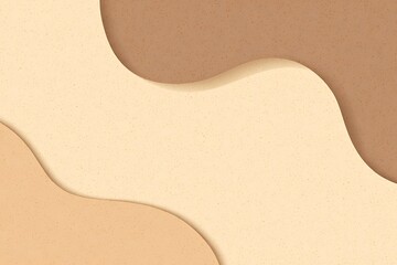 Poster - Abstract paper cut background design
