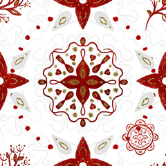 abstract red pattern