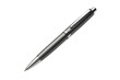 © STM Lab - A sleek metal ballpoint pen isolated on a transparent background