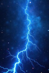 Wall Mural - Electric blue neural pathways illuminate cosmic void , ethereal, technology