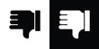 © Xevier - Thumb down icon simple illustration in flat design