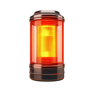 Glowing Core 3D Rendered Energy Cell Isolated Futuristic Cylinder Science on transparent background