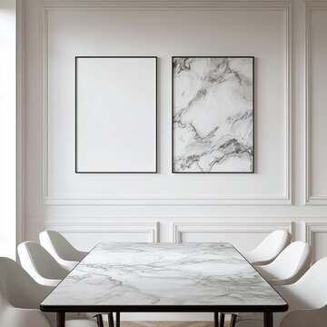 Elegant dining room mockup (3)
