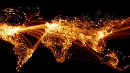 Poster - Global Network: A Visualization of Interconnectedness