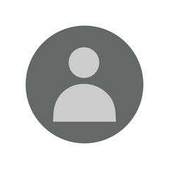 Aufkleber - Default Avatar profile icon transparent . Social media User  icon . isolated on white background. vector illustration. EPS 10 . 
