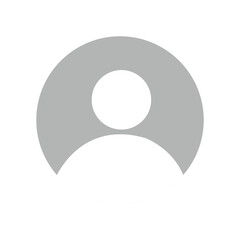 Aufkleber - Default Avatar profile icon transparent . Social media User  icon . isolated on white background. vector illustration. EPS 10 . 
