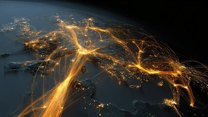 Poster - Global Network Connections: A Visualization of Worldwide Interconnectivity