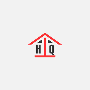 Initials Vektor Stok Home Logo Real Estate Logo