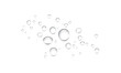 © SharminAkter - Transparent water drops on isolated background realistic liquid water drop top view condensation effect fresh cool wet spray bubble splash surface pattern clean water-drop