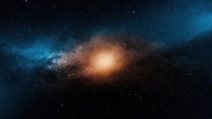 Wall Mural - Stunning galaxy with vibrant colors and swirling stars, showcasing cosmic beauty and depth