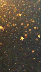 Wall Mural - glowing stars in a dark sky for event themes, dreamy ambiance, night scenes.